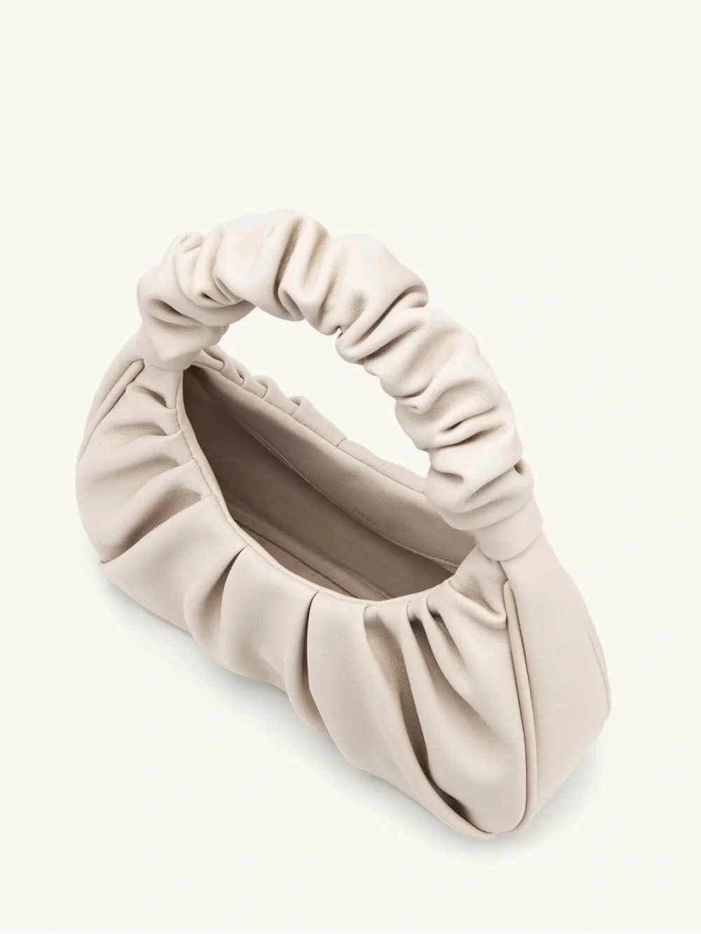 JW PEI Gabbi Ruched Hobo Handbag - Ivory
